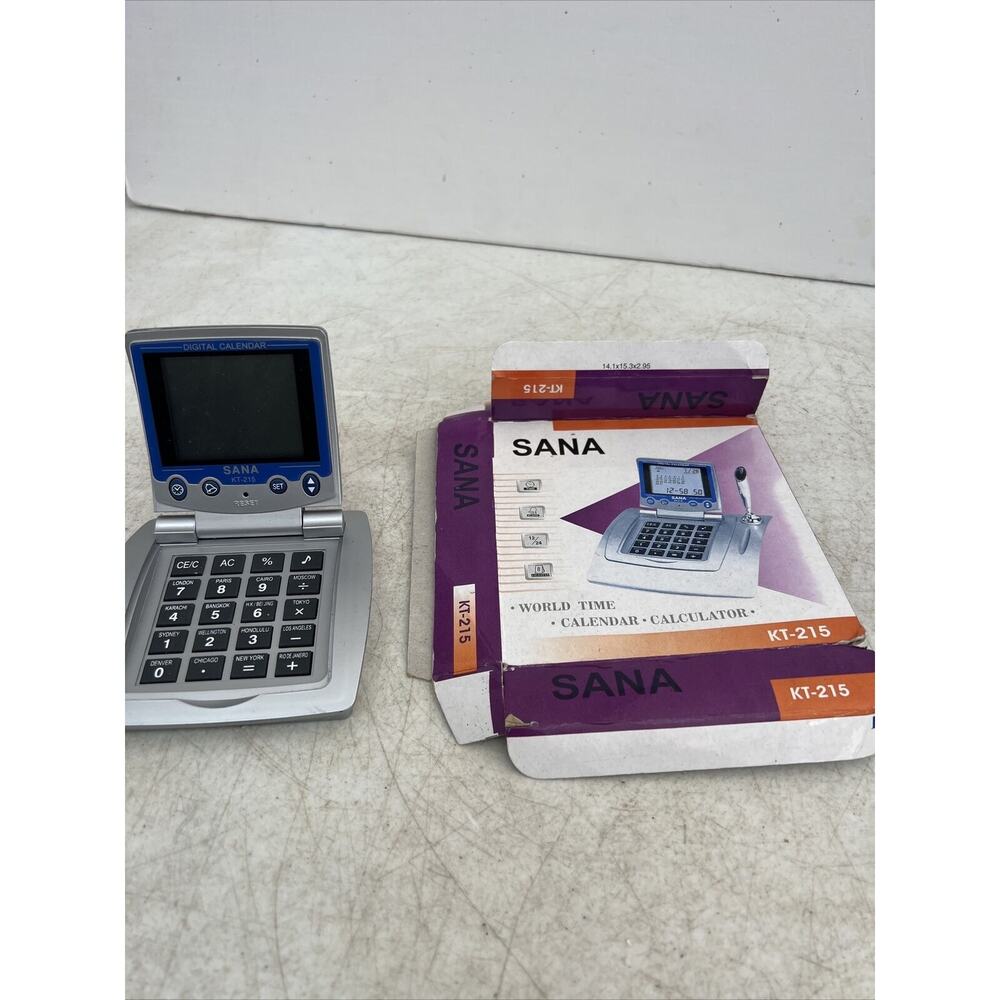 Sana KT-215 Calculator Calendar New